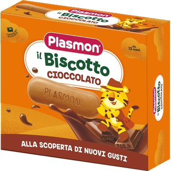 Plasmon Бишкоти за деца с какао 12+м 320г