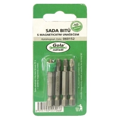 Sada bitů PZ 2 - 50 mm Gola s magnetickým unašečem č. 060152
