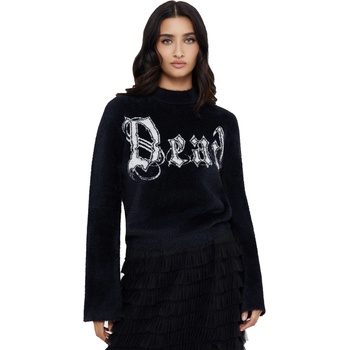 KILLSTAR Дамски пуловер KILLSTAR - Dead Debbie - Black/Ivory - KSRA013569