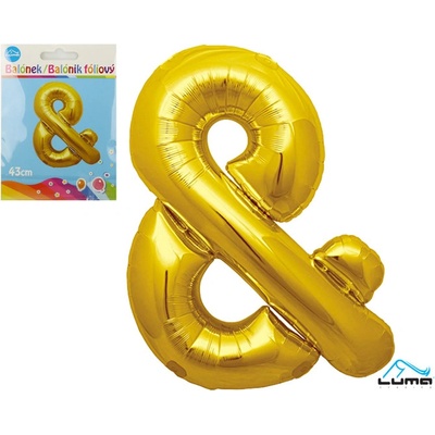 LUMA Balónek foliový & ZLATÝ