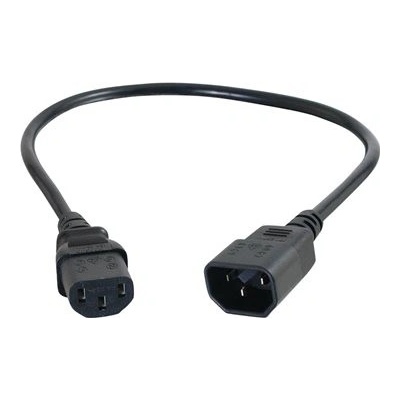 C2G Computer Power Cord Extension - Prodlužovací šňůra - IEC 60320 C13 do IEC 60320 C14 - AC 250 V - 2 m 88503