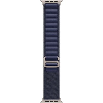 Apple Каишка от Apple за Apple Watch 49mm Loop: Navy Alpine Loop - Small - Natural Titanium Finish (MXMX3ZM/A)