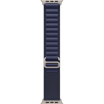 Apple Каишка от Apple за Apple Watch 49mm Loop: Navy Alpine Loop - Small - Natural Titanium Finish (MXMX3ZM/A)