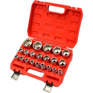 MAR-POL Комплект вложки 1/2" 12pt 8-36mm 21 бр. 61320 (M58267)