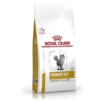 Royal Canin Urinary S/O Moderate Calorie - за разтваряне на камъни от струвит и намаляване на повторната им поява 3.5kg