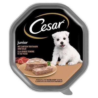 Cesar Junior Krůtí a telecí 150 g