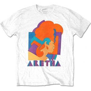 Aretha Franklin Milton Graphic White M Риза (AFTS03MW02)