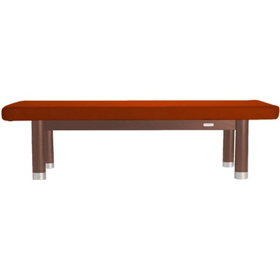 Clap Tzu Ambra Luxusné thajské masážne lehátko Thai Doplnky: bez doplnkov Farba čalúnenia: PU mandarinková (mandarine) Farba konštrukcie: olejovaný wenge 202 x 115 cm 60 kg 13 farieb