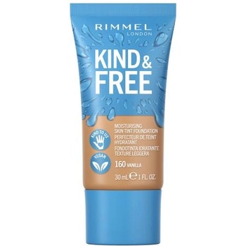 Rimmel London Kind & Free Skin Tint Foundation хидратиращ фон дьо тен 30 ml нюанс 160 Vanilla