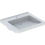 Geberit Selnova Comfort - Умивалник без бариери, 65x55 см, без преливник, отвор за смесител, бял 500.789. 01.7 (500.789.01.7)