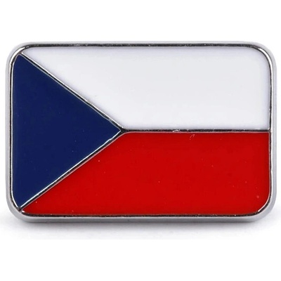 Odznak (brošňa) s vlajkou Česká republika - farebný