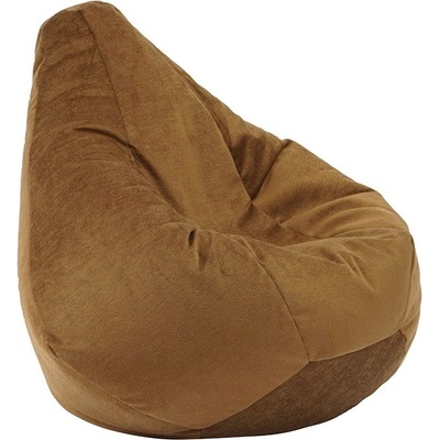 PUFRELAX Пуф круша за деца 4-14 г. 160л. Nirvana Light, Tattle Tan, Перящ се калъф, Пълнеж от Полистиролни перли, Гама Premium (PUF-G-NL-PT-TTT)