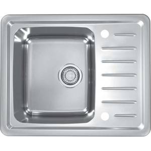 Alveus Galeo - Мивка 62х50 см, с контрол на оттичането, неръждаема стомана 1128552 (1128552) Мивка за вграждане