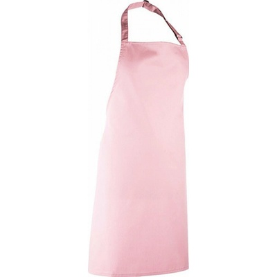 Premier Workwear Klasická zástěra růžová světlá Pantone 1895 72x86cm PW150
