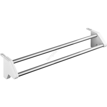 WENKO 3703100 - Сушилник за пране TWIN 60x13 cm сребрист/бял (WE0446)