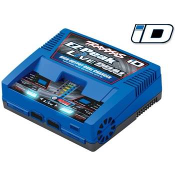 Traxxas Зарядно двуканално Traxxas Charger, EZ-Peak Live, Duo charger 200W nimh/LiPo with iD Auto Bat EU TRX2973G (TRX2973G)