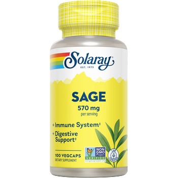 SOLARAY Листа от градински чай - Капсули - 100 вег. капсули