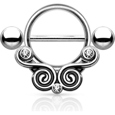 Marre piercing do bradavky chirurgická ocel HWK15777