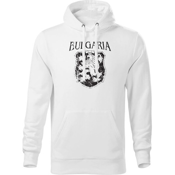 Image 1 of DRAGOWA мъжки суитшърт с качулка Герб, бял (37465)