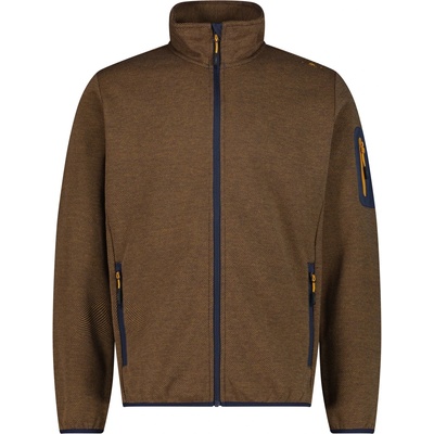 CMP Мъжко поларено яке CMP Jacquard Knitted Jacket Fleece jacket - B. Blue / Curcuma - размер 50 (EU) (005-7021-0113)