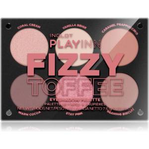 INGLOT PlayInn Eyeshadow Palette палитра сенки за очи цвят Fizzy Toffee 7.6 гр