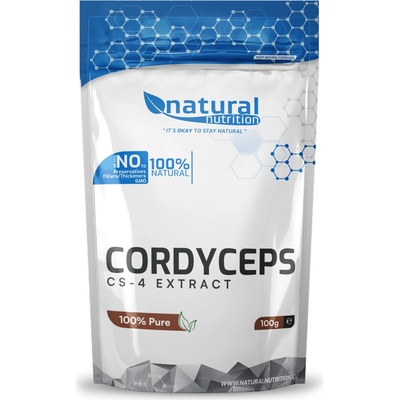 Natural Nutrition Cordyceps extrakt CS-4 prášok 100 g