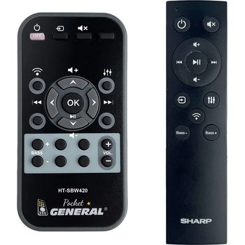 GENERAL Sharp ht-sbw420 - дистанционно управление дубликат (ht-sbw420)