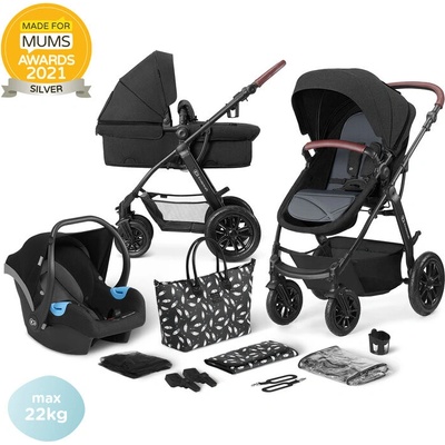 KINDERKRAFT kombinovaný Xmoov 3v1 Black Premium 2020