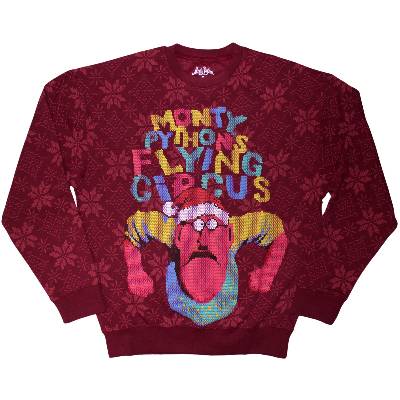 Crewneck Monty Python - Flying Circus Grumpy Man Červená S