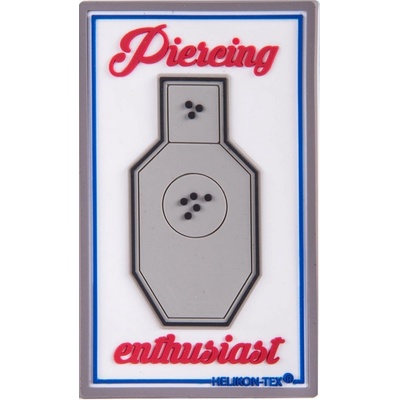 Helikon-Tex® Nášivka PIERCING ENTHUSIAST velcro plastová