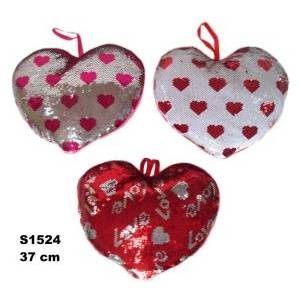 SUN-DAY Heart-shaped candy 37cm 3 patterns mix price per 1 piece