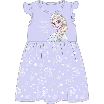 Frozen licencia dievčenské šaty Frozen 5223C387W fialková