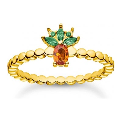Thomas Sabo prsten Pineapple gold TR2352 472 7