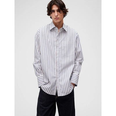 Gap popelínová košile GapStudio by Zac Posen unisex modrá