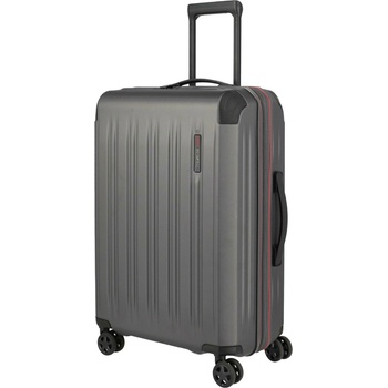 Travelite Пътнически куфар Travelite Dynamiic M exp Anthracite Travelite | Siv | МЪЖЕ | ЕДИН РАЗМЕР