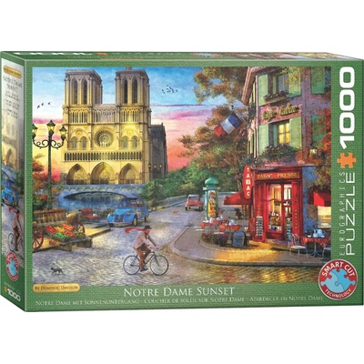 Eurographics Dominic Davison Notre-Dame Paříž Francie 1000 dílků