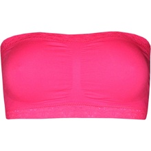 Emily Bandeau 3049 podprsenkový top bez ramínek zářivě růžová