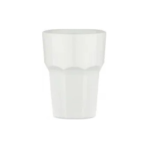 Rubikap Поликарбонатна чаша бяла 360мл 75xh148мм (PM. 360) PREMIUM - Rubikap (0151530)