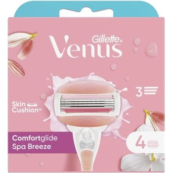 Gillette Venus ComfortGlide Spa Breeze резервни ножчета 4 бр за жени