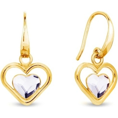 Spark čiré se Swarovski Elements Sweetheart KWMG28086C Krystal