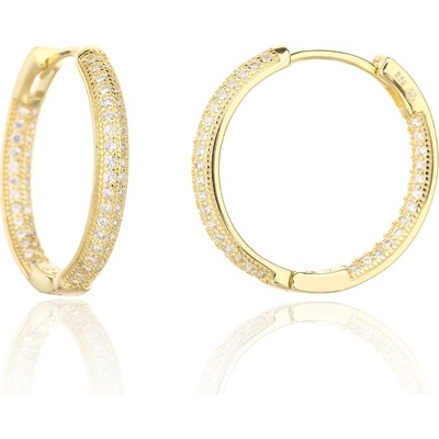 JVD Strieborné náušnice so zirkónmi SVLE3366XJ6GO15