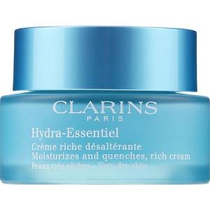 Clarins Hydra Essentiel Rich успокояващ и подхранващ крем за много суха и чувствителна кожа за жени 50 мл