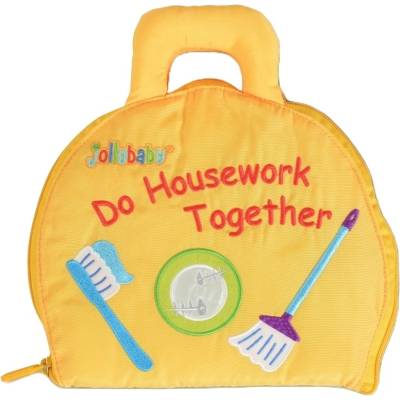 Jollybaby Мека книжка-чанта Jollybaby - Do Housework Together (111089)