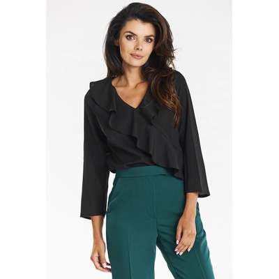 Awama Woman's Blouse A688 Black