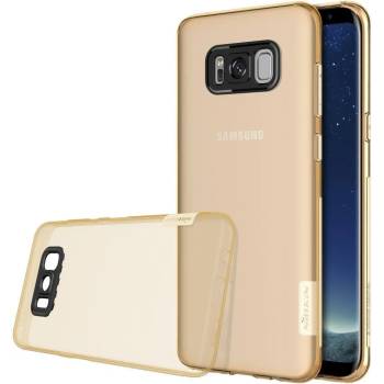 Nillkin Силиконов Калъф за SAMSUNG S8, NILLKIN Nature Case, Златист (6902048138483)