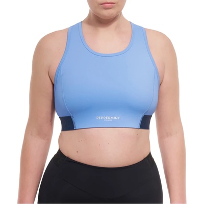 PEPPERMINT Дамски спортен сутиен PEPPERMINT Women's Signature High-Neck Bra Sports bra - Blueberry (114-3732-0312)