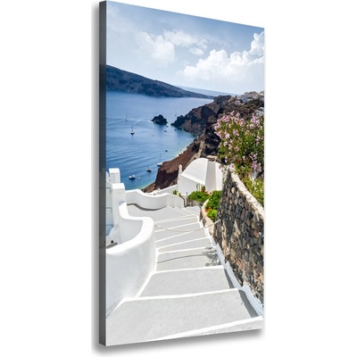 Vertikálny foto obraz na plátne Santorini Grécko 50x100 cm
