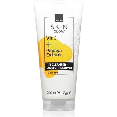 Avon Sk! n Glow лосион за почистване на фон дьо тен 2 в 1 200ml