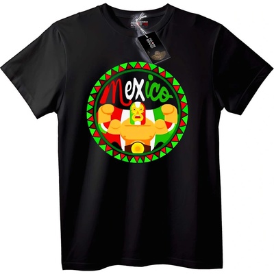 NOONEBRAND Тениска Mexico лучадор - 2XL, White