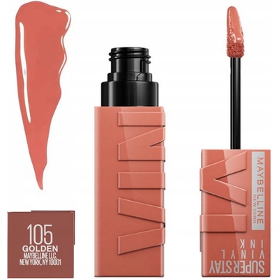 Maybelline Superstay Vinyl Ink Liquid Rtěnka 105 Golden 4,2 ml